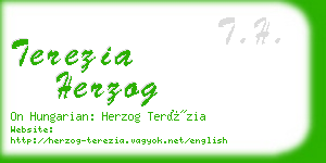 terezia herzog business card